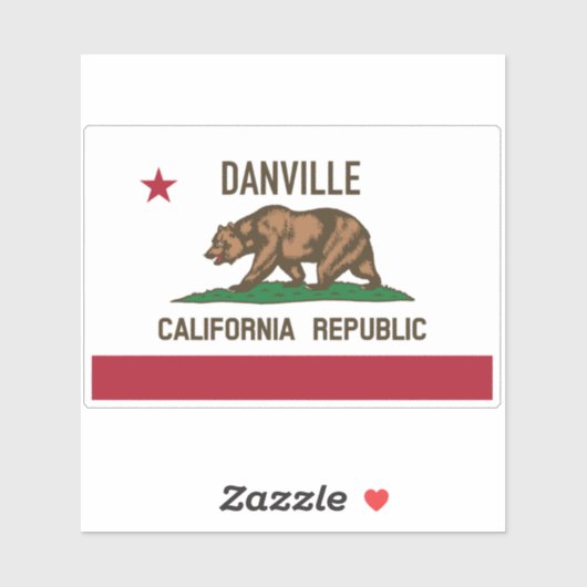 Danville California Sticker (Vel)
