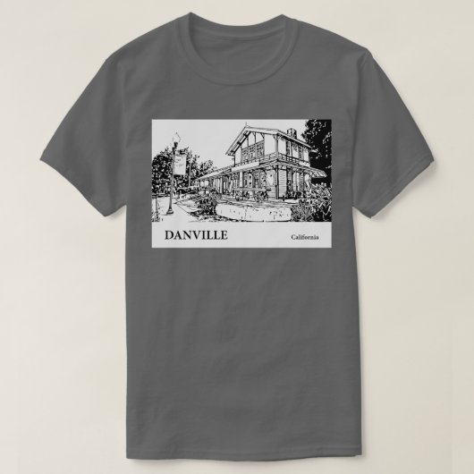 Danville California TShirt 2 (Design voorkant)