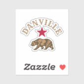 Danville, Californië Sticker (Vel)
