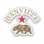 Danville, Californië Sticker (Voorkant)