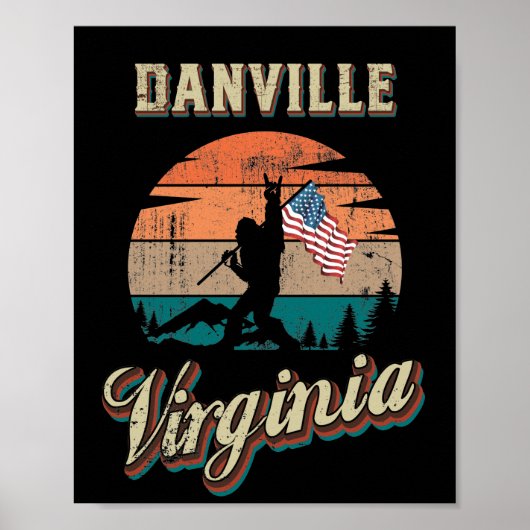 Danville Virginia Poster (Voorkant)
