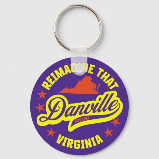 Danville, Virginia Sleutelhanger (Voorkant)