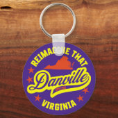 Danville, Virginia Sleutelhanger (Voorkant)