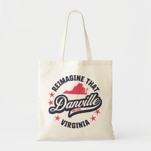 Danville, Virginia Tote Bag (Voorkant)