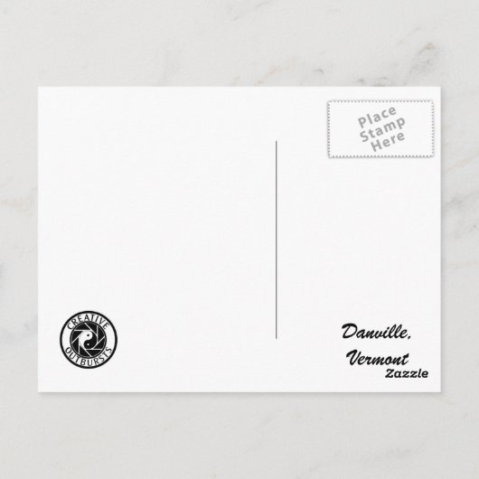 Danville Waterfall Briefkaart (Achterkant)