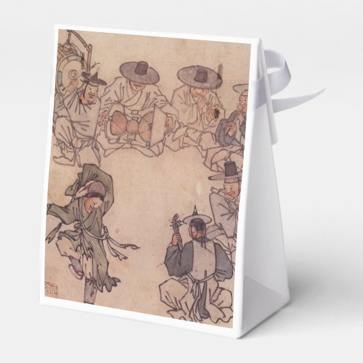 Danwon Mudong Koreaanse traditionele schilderkunst Bedankdoosjes (Achterkant)