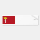 Danzig - Gdansk Flag Bumpersticker (Voorkant)