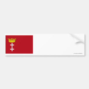 Danzig - Gdansk Flag Bumpersticker