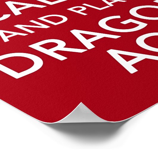 DAO-Poster afspelen Poster (Hoek)