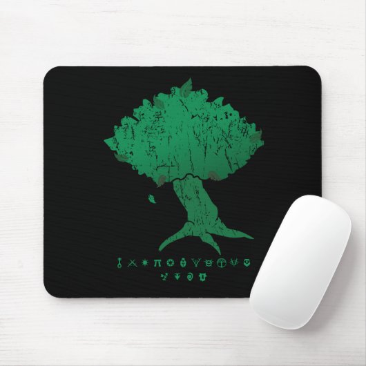 DAoC Hibernia en Class Emblems Mousepad Muismat (Met muis)