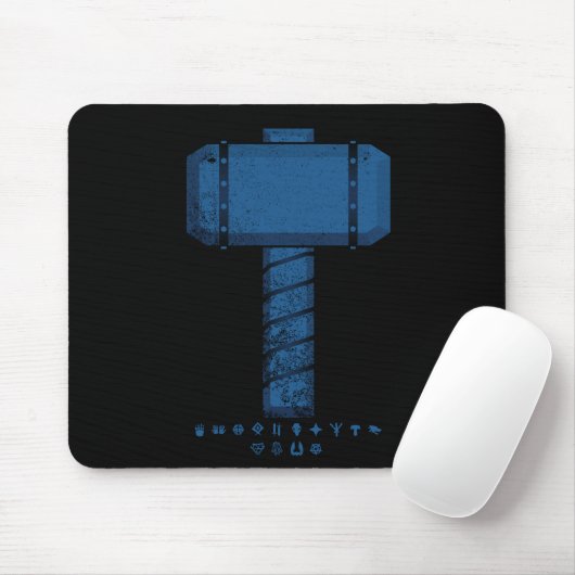 DAoC Midgard en Class Emblems Mousepad Muismat (Met muis)