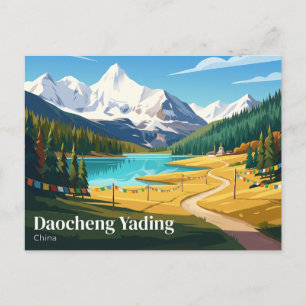 Daocheng Yading China Briefkaart