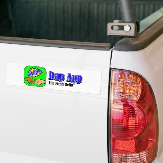 DAP APP TAGLINE BUMPERSTICKER (Op Truck)