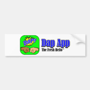 DAP APP TAGLINE BUMPERSTICKER
