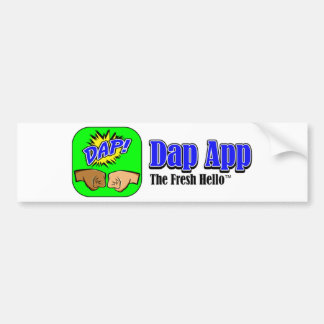 DAP APP TAGLINE BUMPERSTICKER