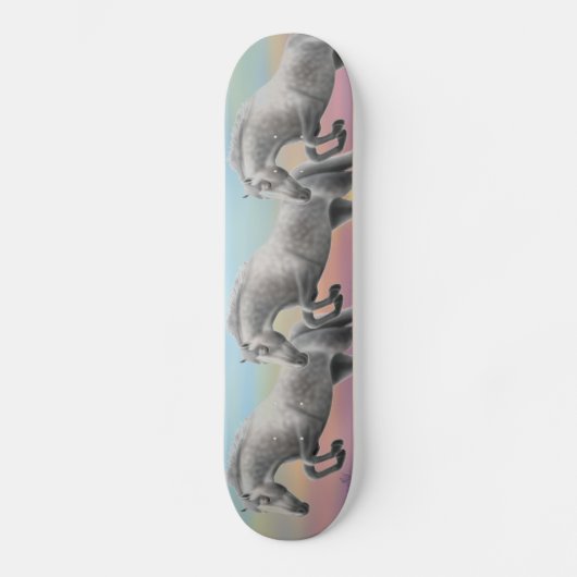 Dapapped Gray Horse Jumping Skateboard (Voorkant)