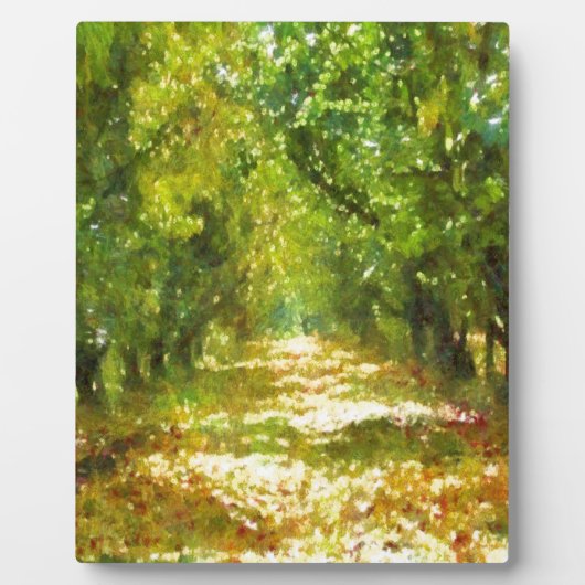 Dapapped Light of Day Dreams Tree Avenue Art Fotoplaat (Voorkant)