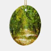 Dapapped Light of Day Dreams Tree Avenue Art Keramisch Ornament (Rechts)