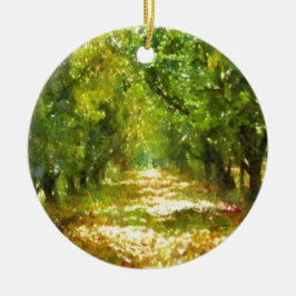 Dapapped Light of Day Dreams Tree Avenue Art Keramisch Ornament