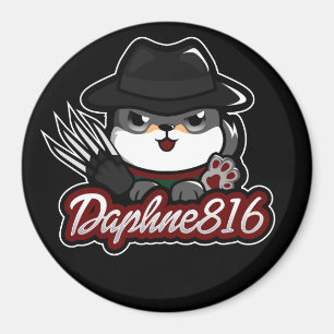 Daphne 816 Halloween Magnet - Zwart