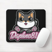 Daphne 816 Mousepad - zwart Muismat (Met muis)