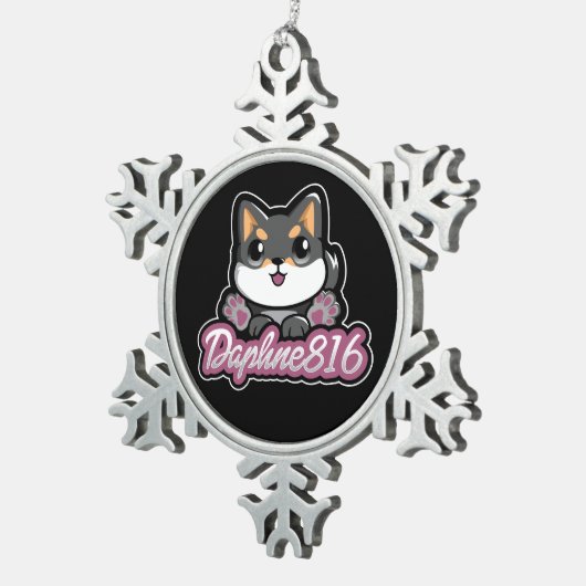 Daphne 816 Snowflake Ornament (Rechts)