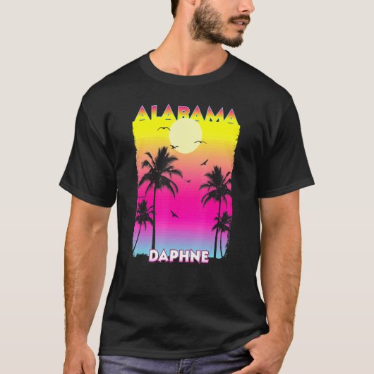 Daphne Alabama Al Summer Sunset T-shirt (Voorkant)