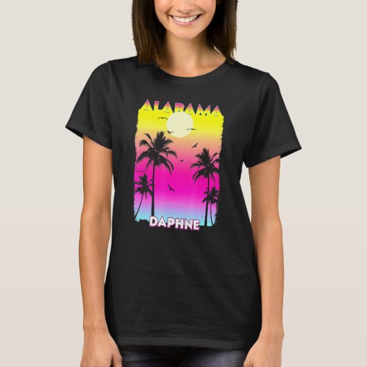 Daphne Alabama Al Summer Sunset T-shirt (Voorkant)