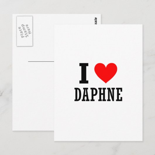 Daphne, Alabama Briefkaart (Voorkant / Achterkant)