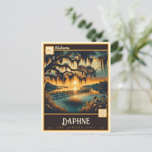 Daphne, Alabama |  Briefkaart (Staand voorkant)