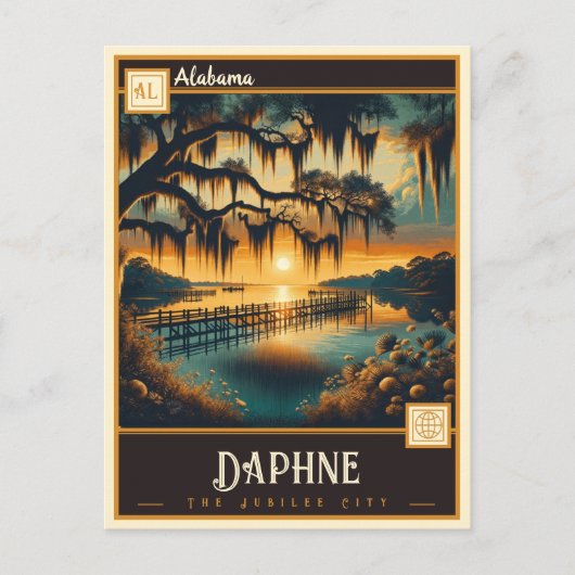 Daphne, Alabama | Briefkaart (Voorkant)