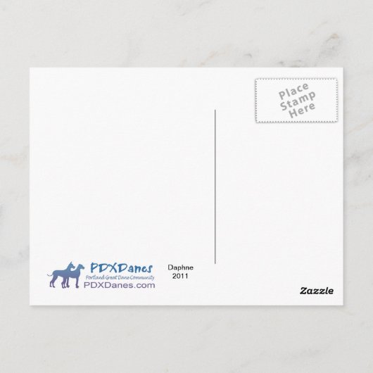 Daphne Briefkaart (Achterkant)