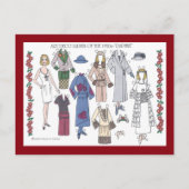 Daphne, de Dame van het Art deco van de jaren '20 Briefkaart (Voorkant)