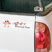 Daphne de Geadopteerde Hond Bumpersticker (Op Truck)