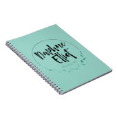 Daphne Elliot notebook Notitieboek (Rechterzijde)