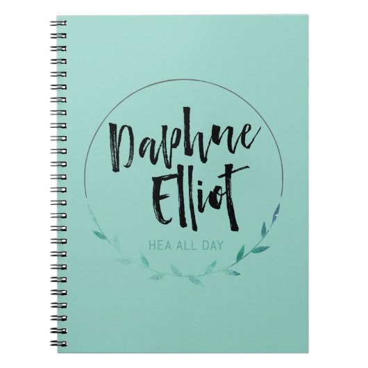 Daphne Elliot notebook Notitieboek (Voorkant)