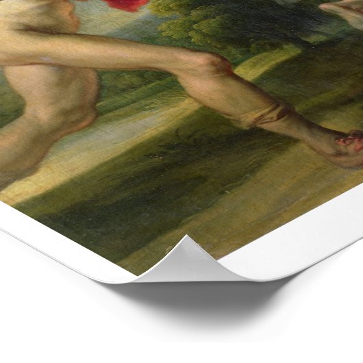 Daphne en Apollo (olie) Poster (Hoek)