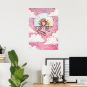 Daphne Fairy Princess Art beroemd gemaakt door Mol Poster (Thuiskantoor)