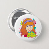 Daphne Groovy Graphic Ronde Button 5,7 Cm (Voorkant /achterkant)
