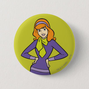 Daphne Hands op heupen Ronde Button 5,7 Cm