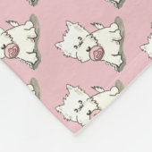 Daphne - Kleur aanpassen! Fleece Deken (Hoek)