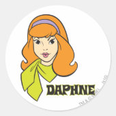 Daphne-naam Afbeelding Ronde Sticker (Voorkant)