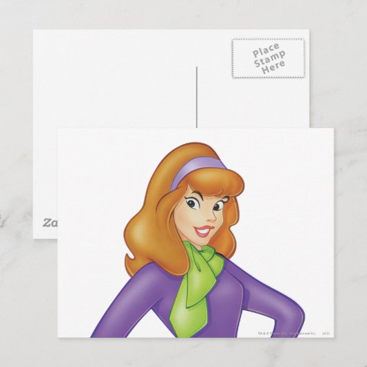 Daphne Smiling Briefkaart (Voorkant / Achterkant)