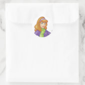 Daphne Smiling Ronde Sticker (Tas)