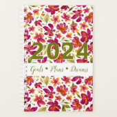 Daphne Waterverf Floral 2024  Planner (Voorkant)