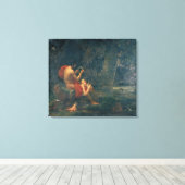 Daphnis en Chloe, 1824-25 Canvas Afdruk (Insitu (Houten vloer))