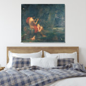 Daphnis en Chloe, 1824-25 Canvas Afdruk (Insitu (Slaapkamer))