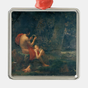 Daphnis en Chloe, 1824-25 Metalen Ornament
