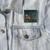 Daphnis en Chloe, 1824-25 Vierkante Button 5,1 Cm (In situ)