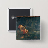 Daphnis en Chloe, 1824-25 Vierkante Button 5,1 Cm (Voorkant /achterkant)
